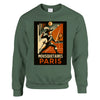 Crewneck sweater featuring a graphic of Mousquetaires Paris Tennis logo