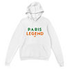 Hoodie featuring a graphic of tennis elements and the text 'Tennis Paris Legend'