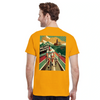 T-shirt featuring a graphic of the Milano–Sanremo cycling race