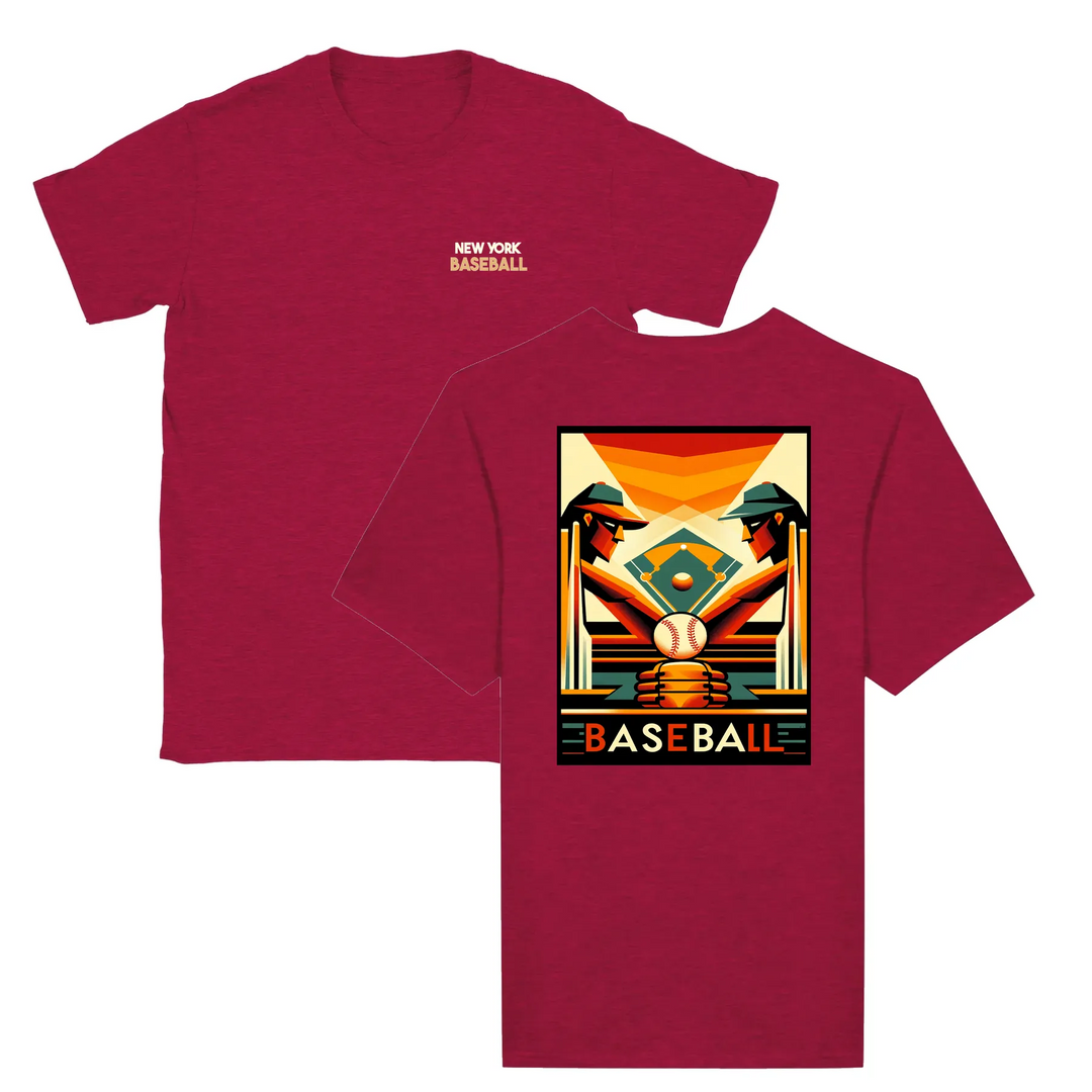 T-shirt με γραφικά στοιχεία μπέιζμπολ της Νέας Υόρκης