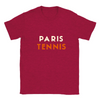 T-shirt featuring a graphic of a tennis player in Paris