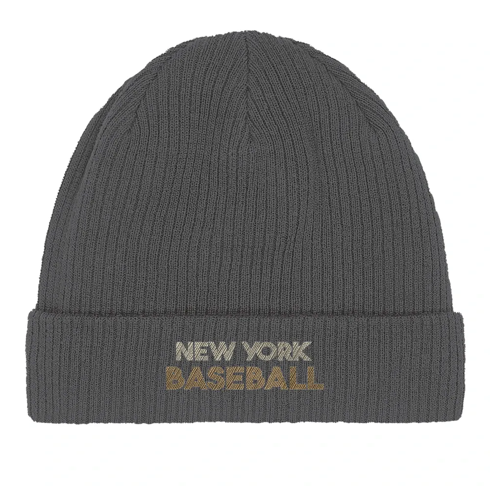 Embroidered beanie featuring the New York Baseball 7 logo