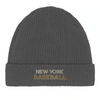 Embroidered beanie featuring the New York Baseball 7 logo