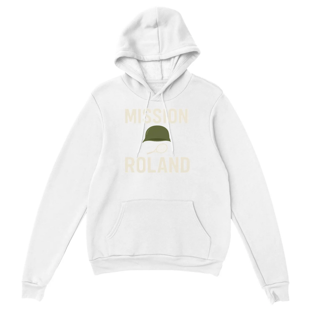 Bluza z kapturem z logo Mission Roland Tennis w odważnym wzorze graficznym