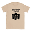 T-shirt featuring a graphic of a tennis player in action
