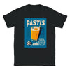 T-shirt featuring a graphic of a Pastis cocktail and Marseille skyline