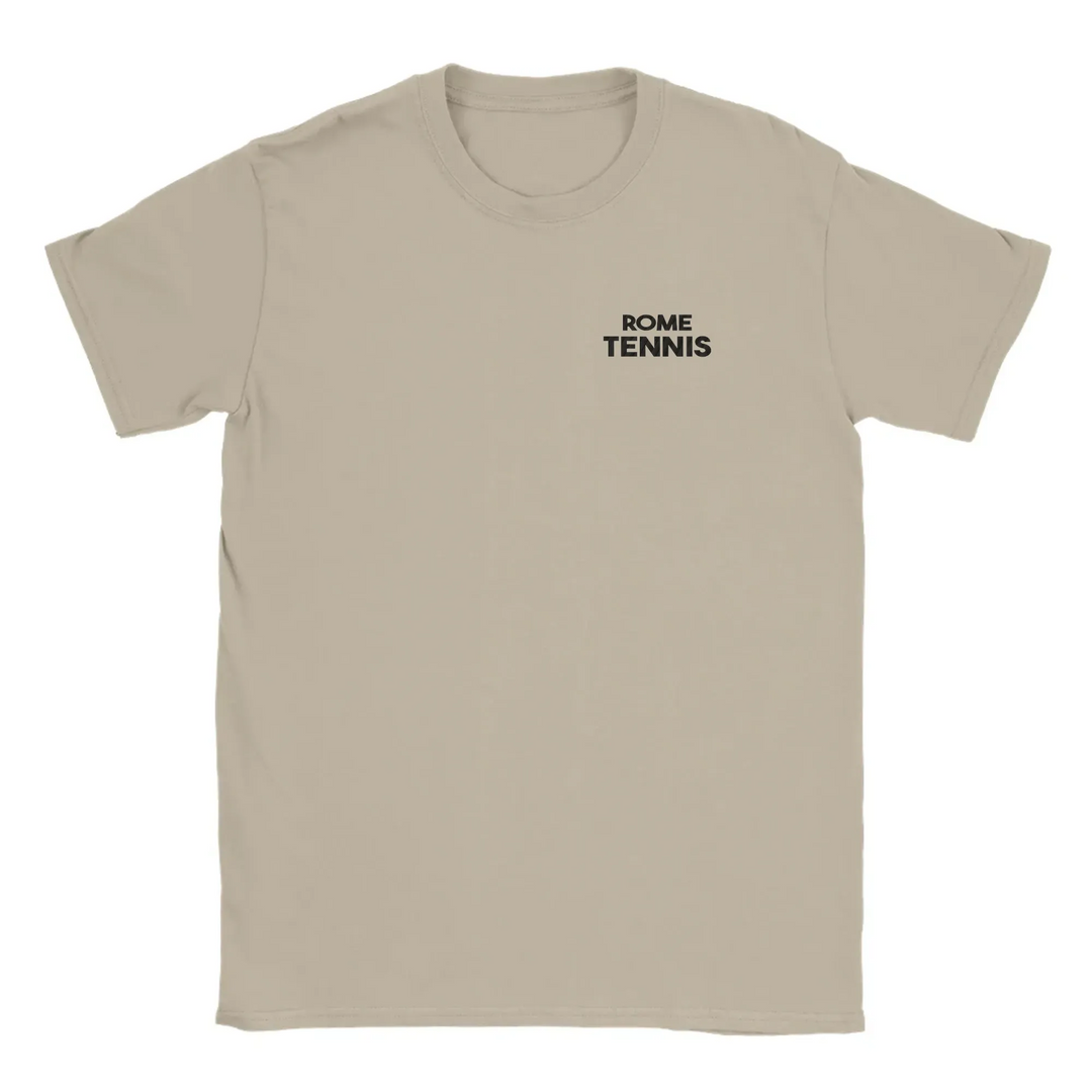 T-shirt featuring an embroidered Rome Tennis logo on the chest