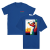 T-shirt featuring a graphic of a golf scene in Palm Springs