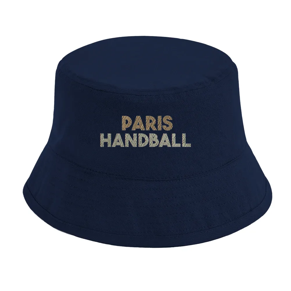 Embroidered cap featuring a handball logo and Paris design