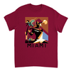 T-shirt featuring a tennis player in action against a Miami skyline