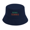 Cap featuring an embroidered Roma Tennis logo in a sporty style