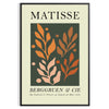 Forme astratte ritagliate in arancione e verde di Matisse