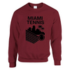 Sweater featuring a graphic print of Miami Tennis with bold colors