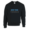 Unisex sweater with a graphic of a tennis player in New York