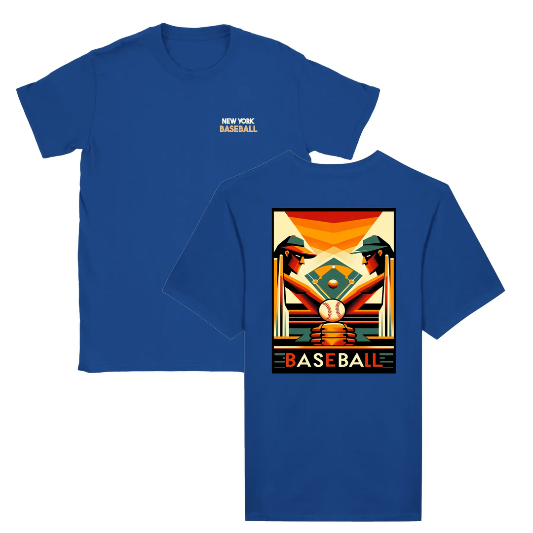 T-shirt με γραφικά στοιχεία μπέιζμπολ της Νέας Υόρκης