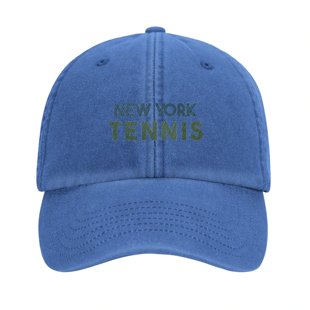 Embroidered cap featuring a vintage New York Tennis 2 logo