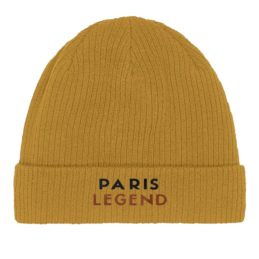 Embroidered beanie featuring a Tennis Paris Legend design