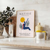 Minimalist cut-out woman in orange and white by Matisse