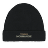 Embroidered beanie featuring Tennis Normandie 2 logo design
