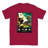 T-shirt featuring a graphic of a tennis player in action