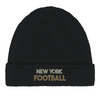 Beanie featuring an embroidered New York Football graphic