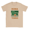T-shirt featuring a graphic of a tennis player in action
