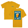 T-shirt med en grafik av en Pastis-cocktail och texten Marseille