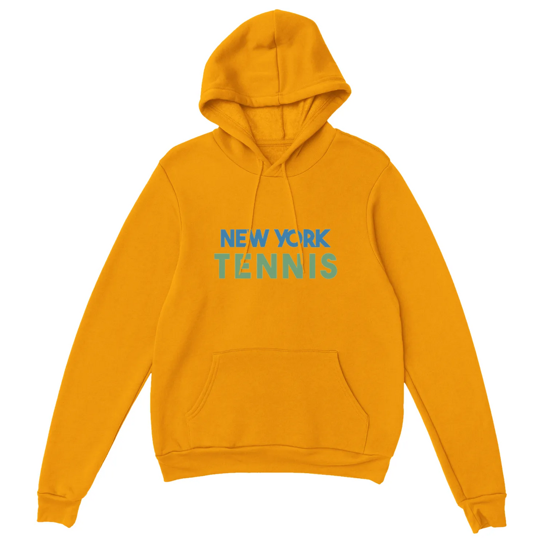 Hoodie featuring a printed logo of New York Tennis