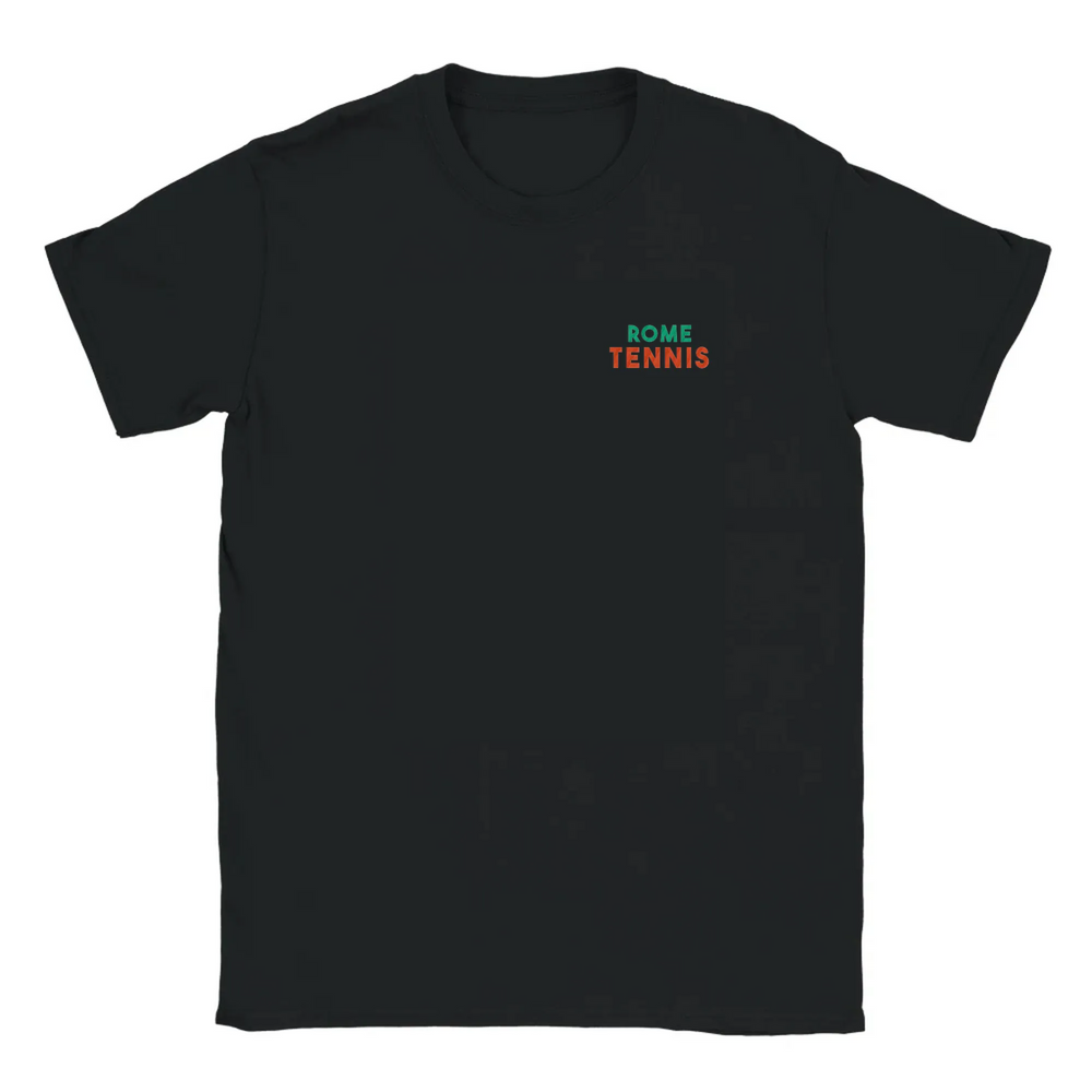 T-shirt featuring an embroidered design of Rome Tennis 3