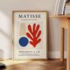 Poster Matisse Papiers Découpés abstrakte Formen grau und orange