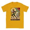 T-shirt featuring a graphic design inspired by the Rome Marathon