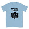 T-shirt featuring a graphic of a tennis player in action