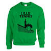 Unisex sweater featuring a graphic print of Lille Tennis