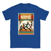 T-shirt featuring a graphic of the Rome Marathon 3 logo