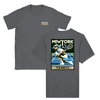 T-shirt featuring a graphic of a tennis player in New York