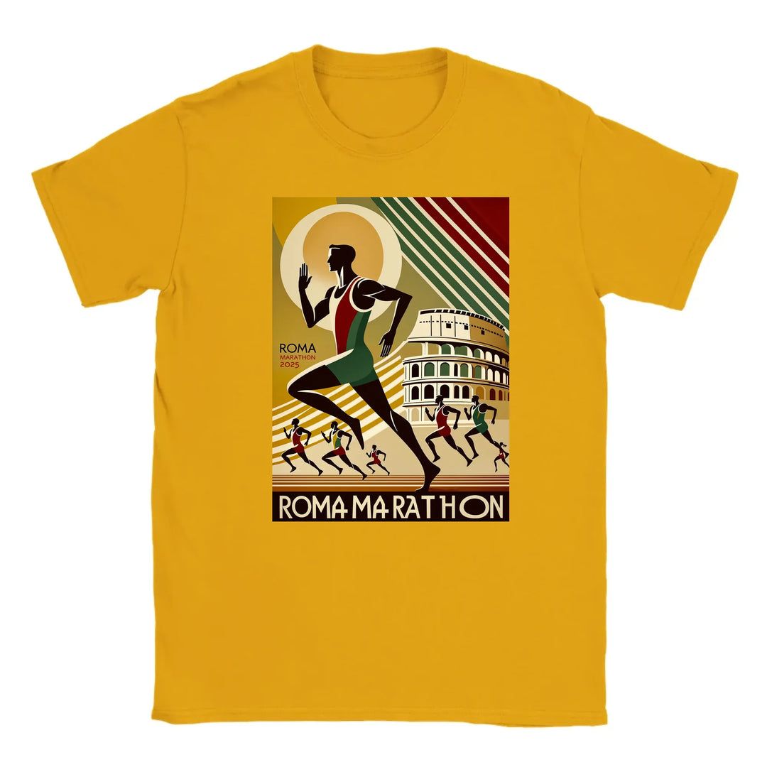T-shirt avec un graphique du logo du Marathon de Rome 5