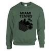 Sweater featuring a graphic print of Miami Tennis with bold colors