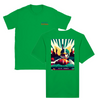 T-shirt featuring a graphic of New York football team logo