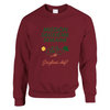 Sweater featuring a graphic print of tennis elements and the text Mission 2ème Semaine