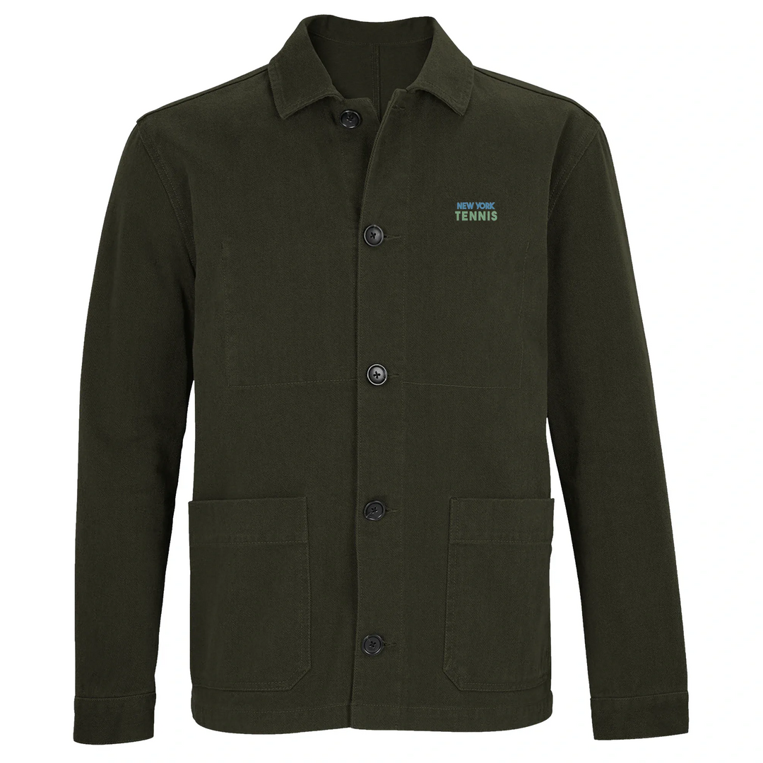 Embroidered jacket featuring New York Tennis 2 logo on chest