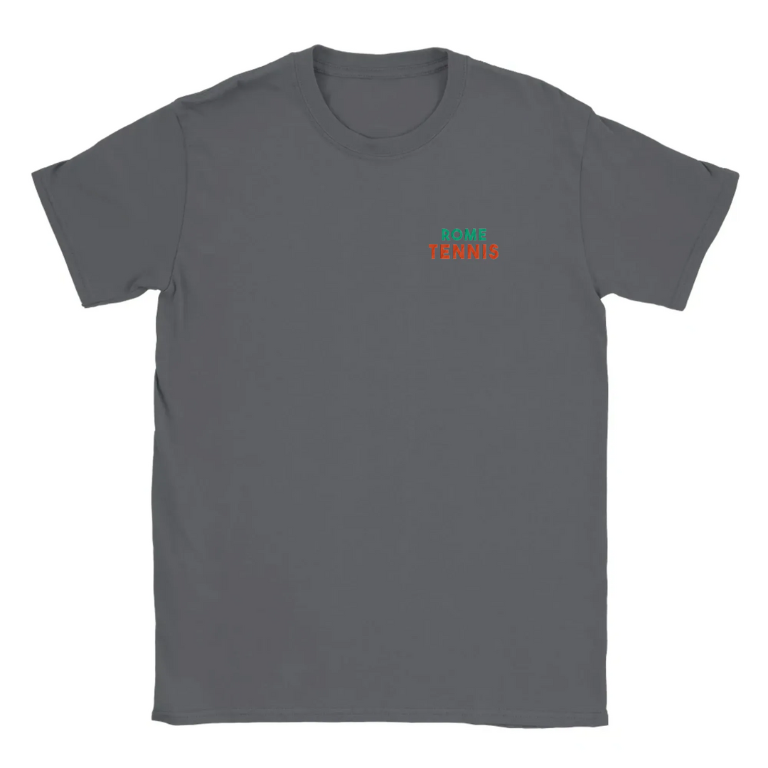 T-shirt featuring an embroidered design of Rome Tennis 3