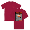 T-shirt featuring a graphic of a Pornstar Martini cocktail