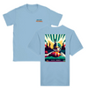 T-shirt featuring a graphic of New York football team logo