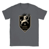 T-shirt featuring a graphic of a tennis player in action