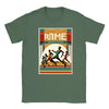 T-shirt featuring a graphic of the Rome Marathon 3 logo