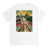 T-shirt featuring a graphic of the Milano–Sanremo cycling race