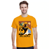 T-shirt featuring a tennis player in action against a Miami skyline