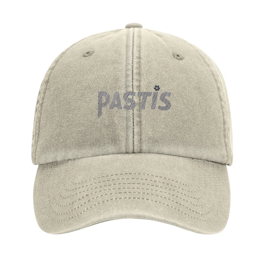 Gorra bordada con el logo de Pastis Marseille en un estilo vintage