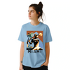 T-shirt featuring a tennis player in action against a Miami skyline