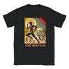 T-shirt featuring a graphic design inspired by the Rome Marathon